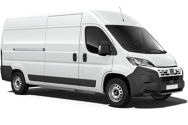 Vue latérale du fourgon FIAT E-DUCATO - 2021 – modèle utilitaire aménageable